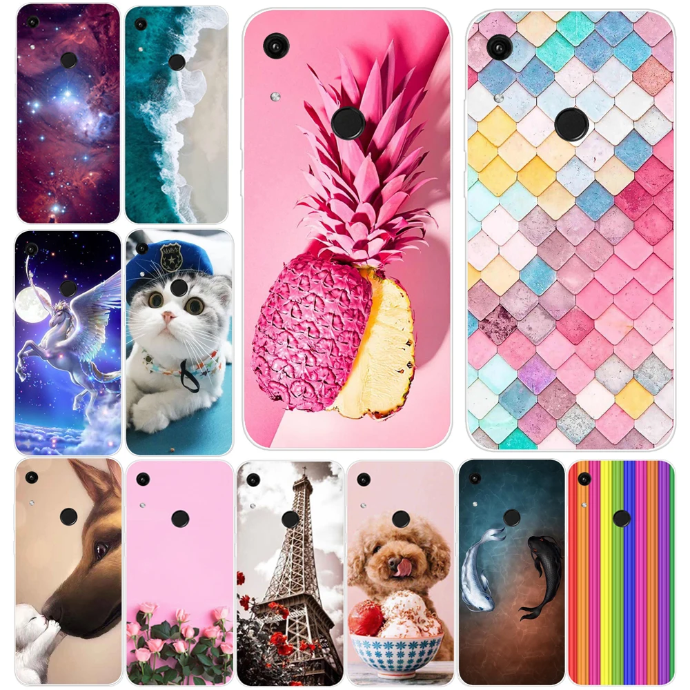 Case Huawei Honor 8A Silicone Cover Y6 2019 Soft TPU Prime 8 A JAT-LX1 Phone |