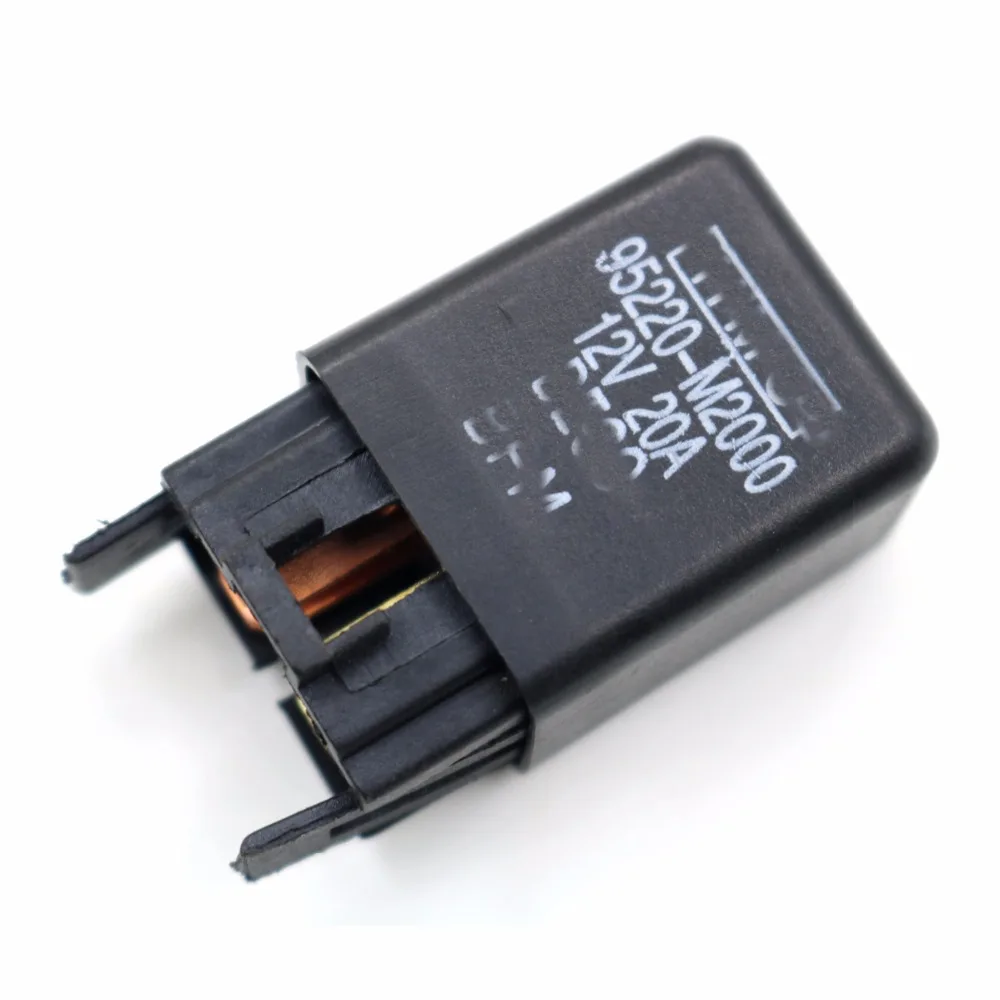 

Black 4 pins 12V 20A Relay For Hyundai 95220-M2000 95220M2000