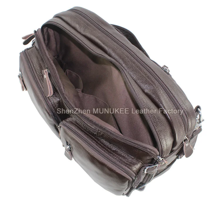 4USE мужской школьный рюкзак из натуральной кожи, сумка для ноутбука, мужская кожаная дорожная большая сумка, сумка через плечо, черный, коричневый