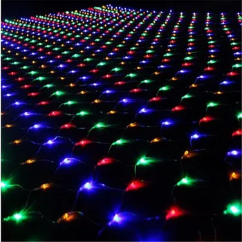 

1.5*1.5 M LED curtain lights with 88 leds string light with plug Christmas holidays New year wedding party decoration led lights