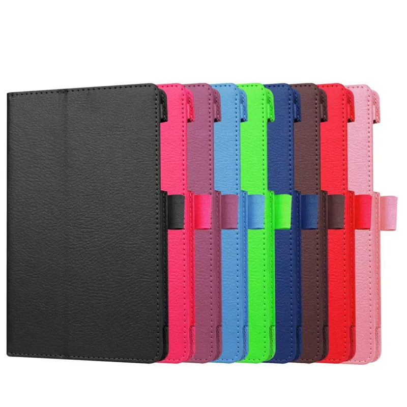 

For Lenovo Tab 2 Tab2 A7-20 A7-20F A7 20F 7" 7-10F A7-20F Case Stand Leather Cover Litchi Protective Folio Skin Case +Film+ Pen