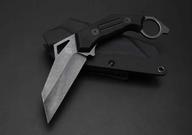 Strider Karambit кемпинг выживания Ножи, D2 лезвие G10 Ручка Охотничьи ножи, тактический фиксированным Ножи для шашлыков. Открытый Инструменты