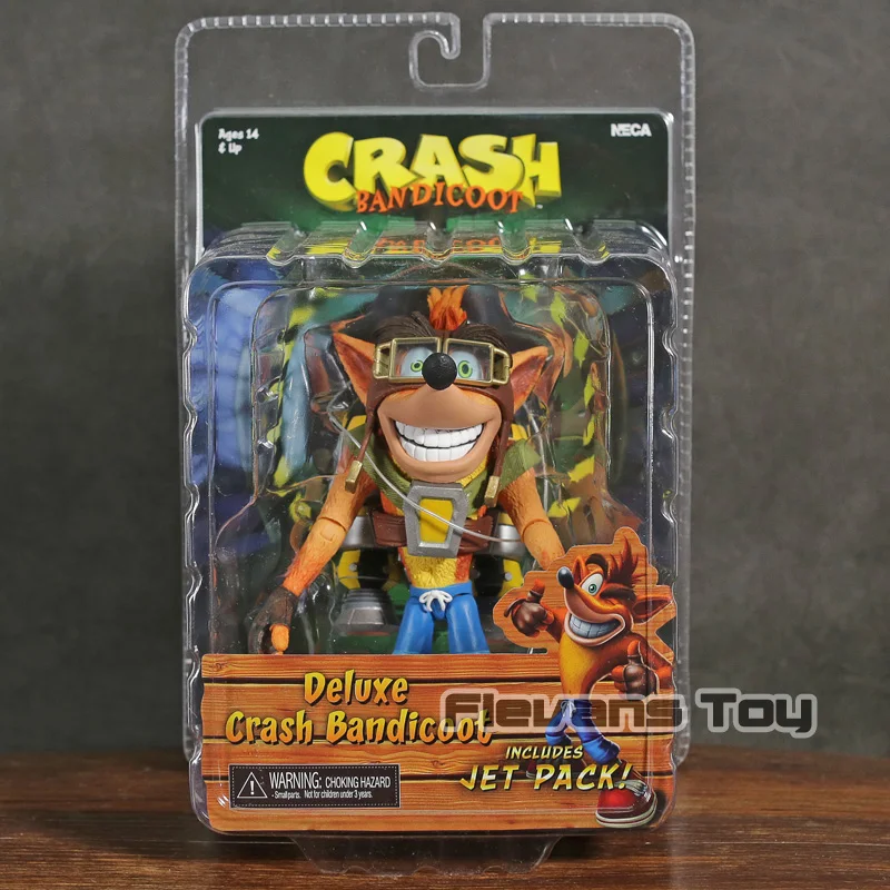 Buy NECA Crash Bandicoot Deluxe Crash with Jet Pack