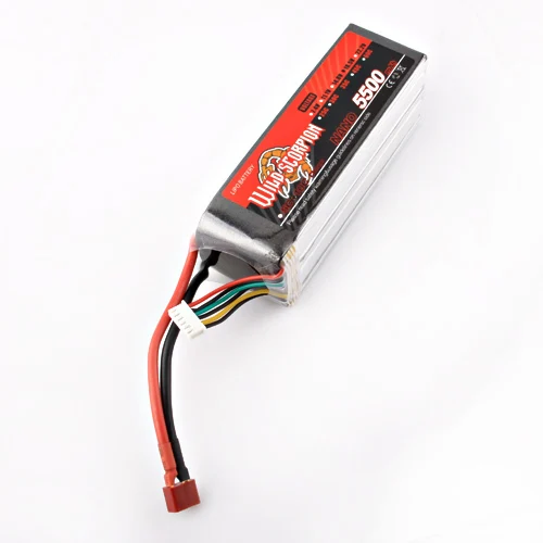 1 шт. Дикий Скорпион RC 18 5 V 5500mAh 35C литий полимерный Lipo аккумулятор вертолет для