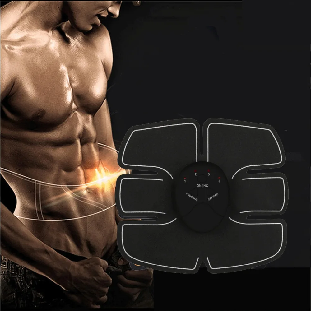 

Body Slimming EMS abdominal exerciser Stimulator Massager academia Electric Muscle training Machine Fitness Accessories