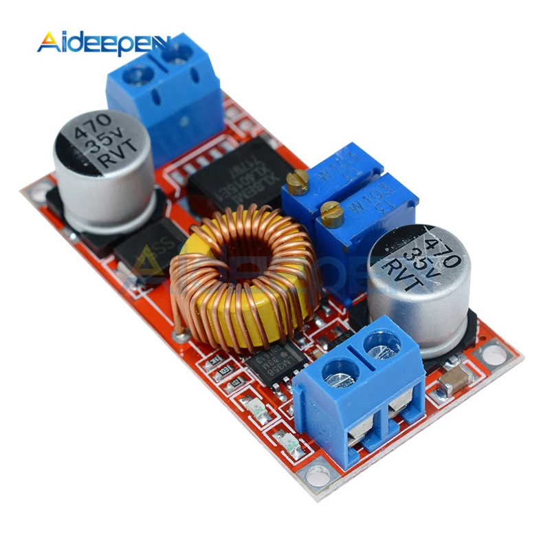 

DC-DC Adjustable Max 5A Constant Voltage Step Down Buck Charging Board XL4015 Lithium Battery Charger Converter Module 0.8-30V