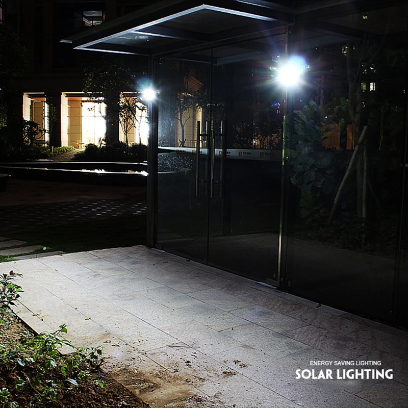 Solar à Prova Sensor de Energia Parede de Luz ao ar Solar da Lâmpada Decoração do Natal Cerca de 15 Jardim Água Radar Solar Levou Livre Luz d' 9 Lâmpadas solares