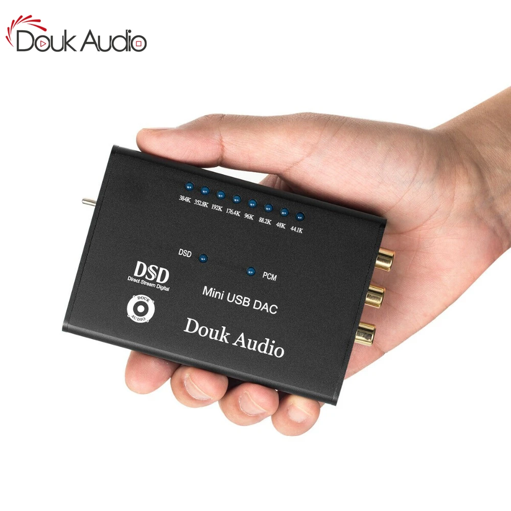 Mini AK4490 XMOS USB Audio Decoder DAC HIFI Headphone Amplifier SPDIF DSD256 5V Desktop Amplifier