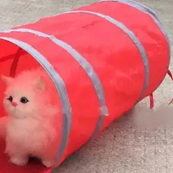 2018 кошка ToysPuzzle игрушки для животных складной канал кошка игрушка pet туннель игровой туннель для кошки складной