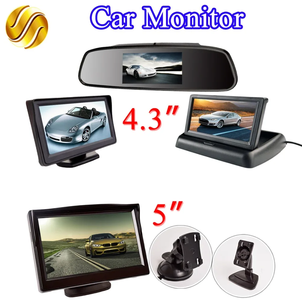 2в1 набор системы парковки автомобиля 4 3 &quotнастольное складное зеркало/5&quot
