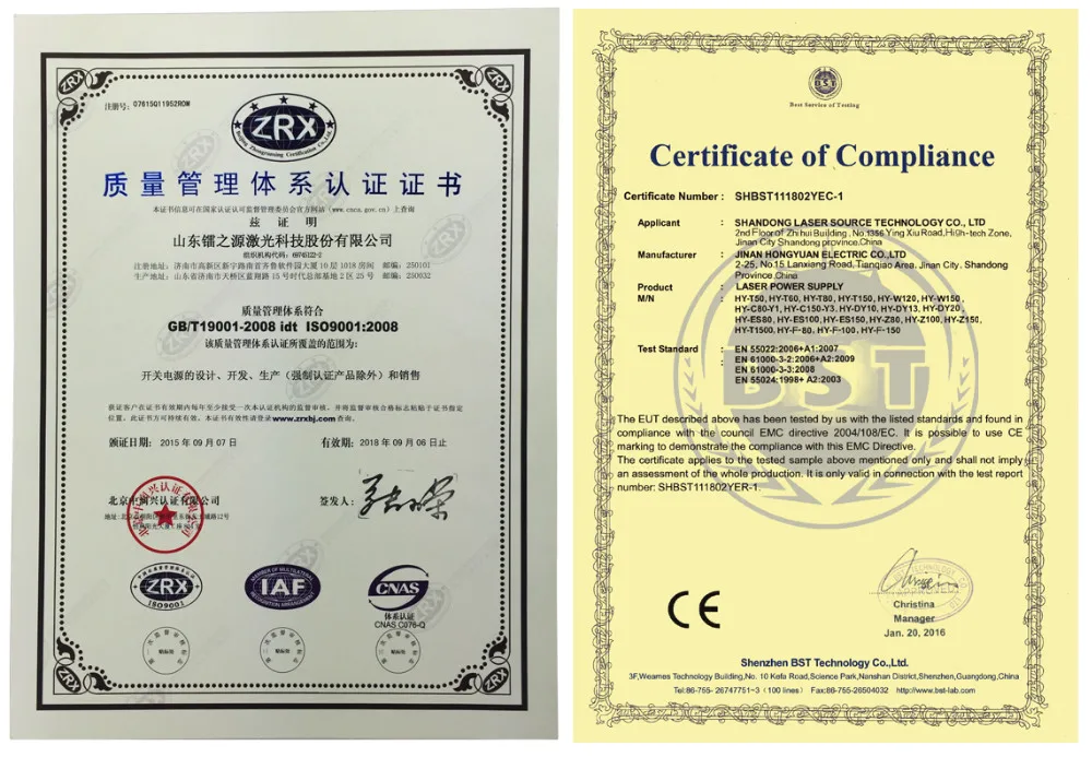 CE&ISO Certification 