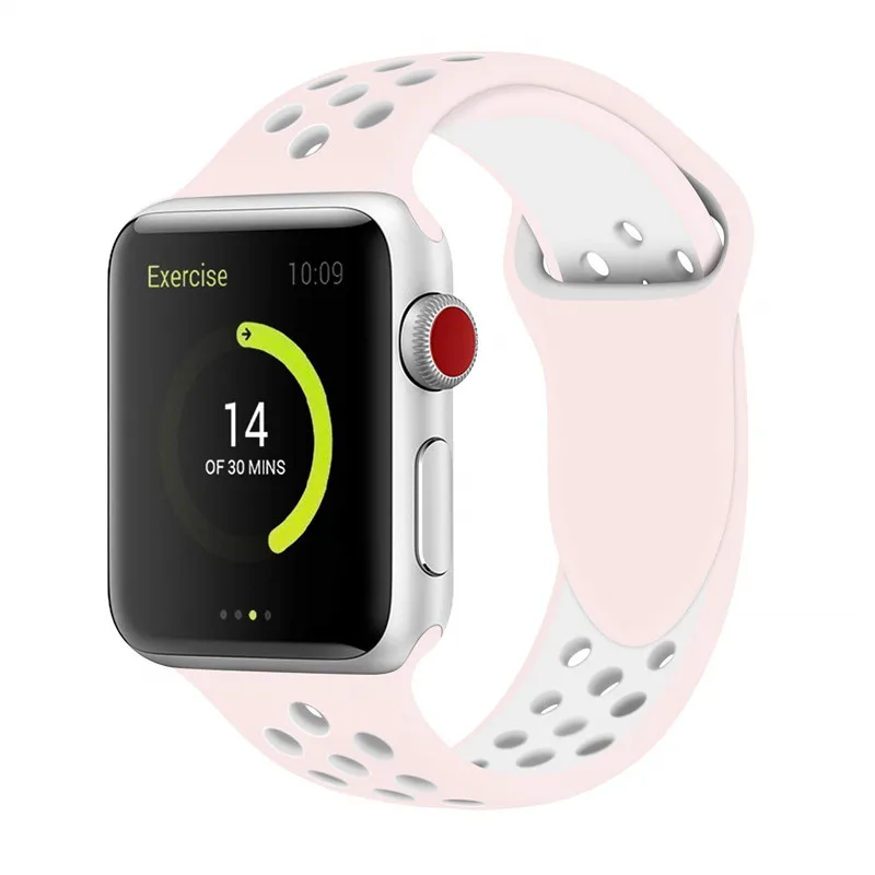 

ASHEI Watchbands for Apple Watch 4 Band 42mm 38mm 40mm 44mm Sport Silicone Strap for iWatch Series 3 2 1 Bands Wrist Belt Color