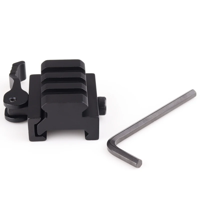 

Airsoft 1/2 inch Half Inch Mini Riser Block Mount Metal QD 20MM Quick Release Mount Adapter Laser Hunting Scope Picatinny Rail