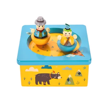 

The Indian Doll Rotated wood music box birthday or graduation birthday gift for kids