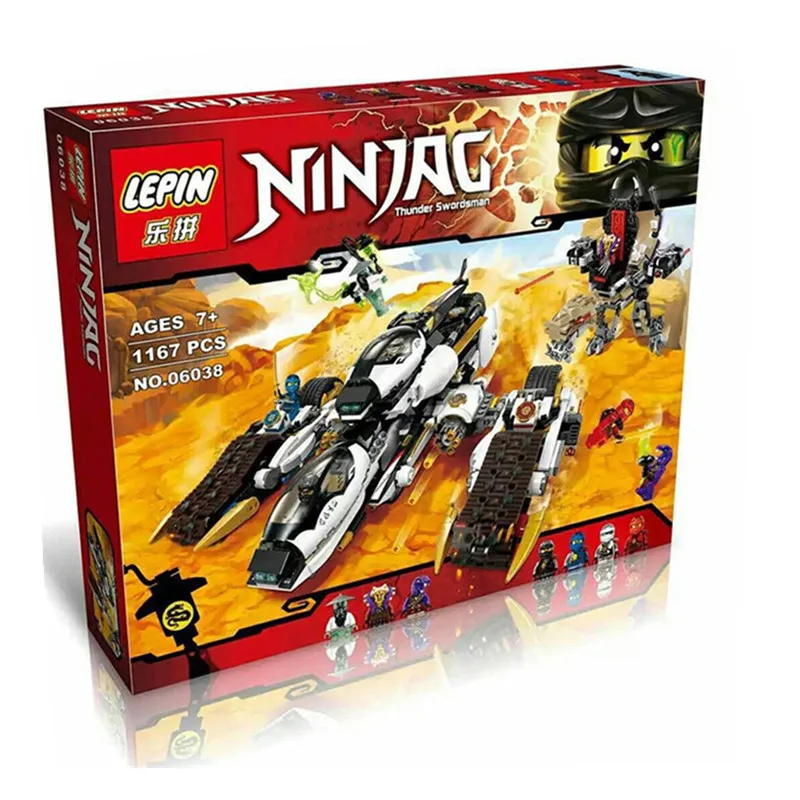 font b Lepin b font 06038 Compatible Legoe Ninjagoes Minifigures Ultra Stealth Raider 70595 Building