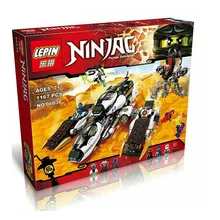 Lepin 06038 Compatible Legoe Ninjagoes Minifigures Ultra Stealth Raider 70595 Building Bricks Ninja Figure Toys For Children 134