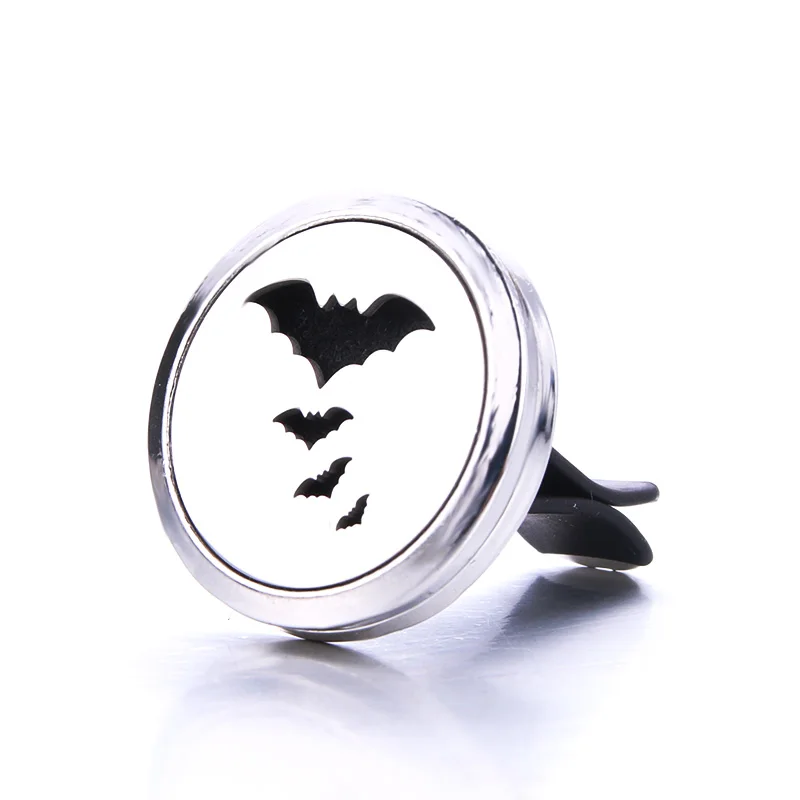 

High Quality Batman Car Clip Stainless Steel Perfume Essential Oil Diffuser Car Air Outlet Freshener Decoration Aroma Locket