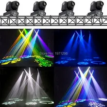 Акции 4 шт./лот Лучшие Продажи 30 Вт Spot LED RGB DJ Мини СВЕТОДИОДНЫЙ Прожектор/Гобо Moving Головной Свет Этапа