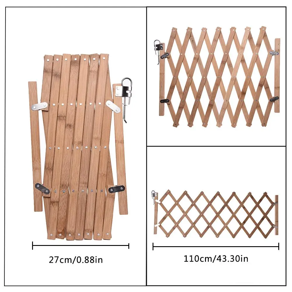 Защитный растягивающийся люк для собаки забор деревянный забор Выдвижная детская Защитная Калитка регулируемая для собак поставки раздвижная дверь