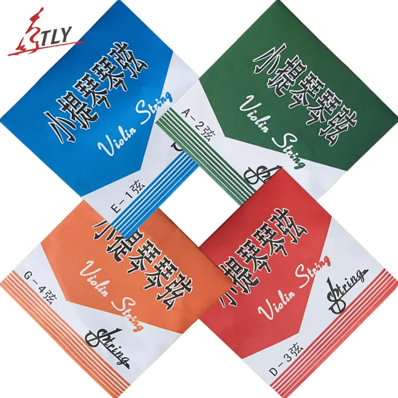 

Shanghai Brand Full Set Stainless Steel Violin Strings Free Shipping