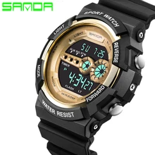 New Brand SANDA Watch Men Women Fashion Military Watch Sports Waterproof LED Digital Wristwatch New Brand SANDA Watch Men Women Fashion Military Watch Sports Waterproof LED Digital Wristwatch
