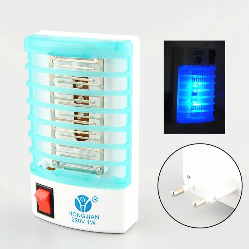 

220V Electric Mini Ultrasonic Sensor Night Light Fly Repellent Led Electric Mosquito Killer Lamp Home Pest Control Tools