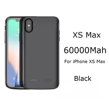 Перезаряжаемое зарядное устройство чехол 6000 мАч для iPhone XR XS Max защитный чехол для зарядки резервный аккумулятор чехол для iPhone X XS