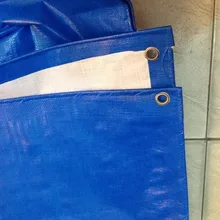 Индивидуальные 2 м X 3 м синий и белый Открытый Чехол, водонепроницаемый холст, брезент, дождь брезент, грузовик брезент, ткань от солнца