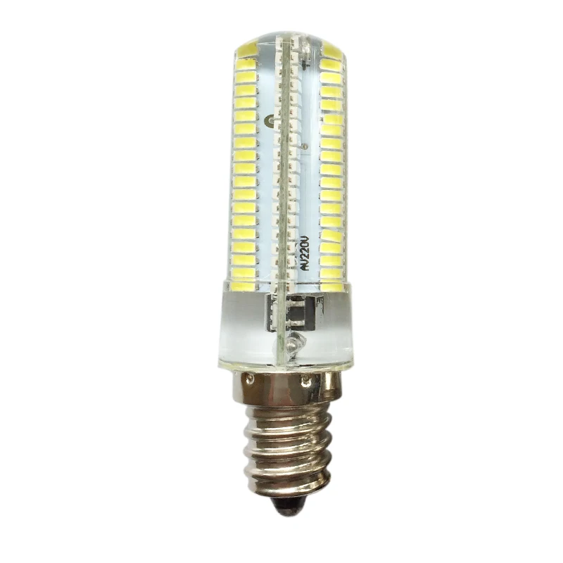 G4 G8 G9 E11 E12 SMD3014 152led 12 Вт AC110V AC220V светодиодные лампочки хрустальные люстры матовый кукурузной формы огни 10 шт./лот