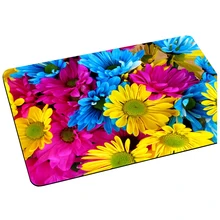 Горячее предложение GCZW-Модный цветочный дверной коврик для помещений, коврик для входной двери, нескользящий коврик для ванной, настольные коврики, хризантема