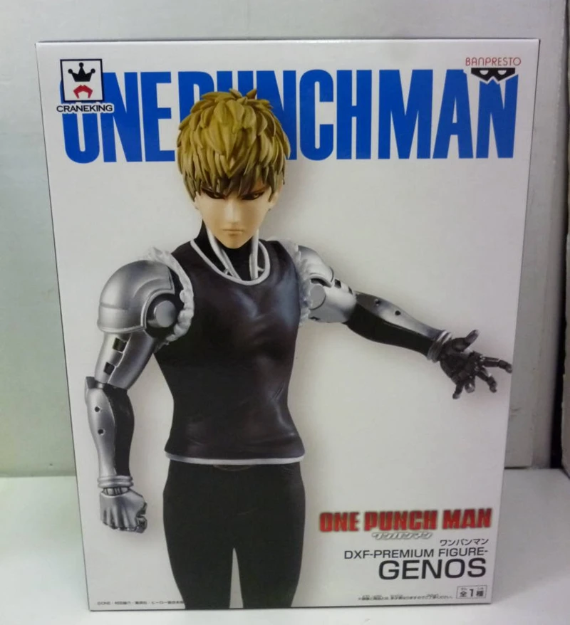 

WSTXBD Original BANPRESTO One Punch Man DXF Premium GENOS Figure Toys Figurals Model Dolls Brinquedos