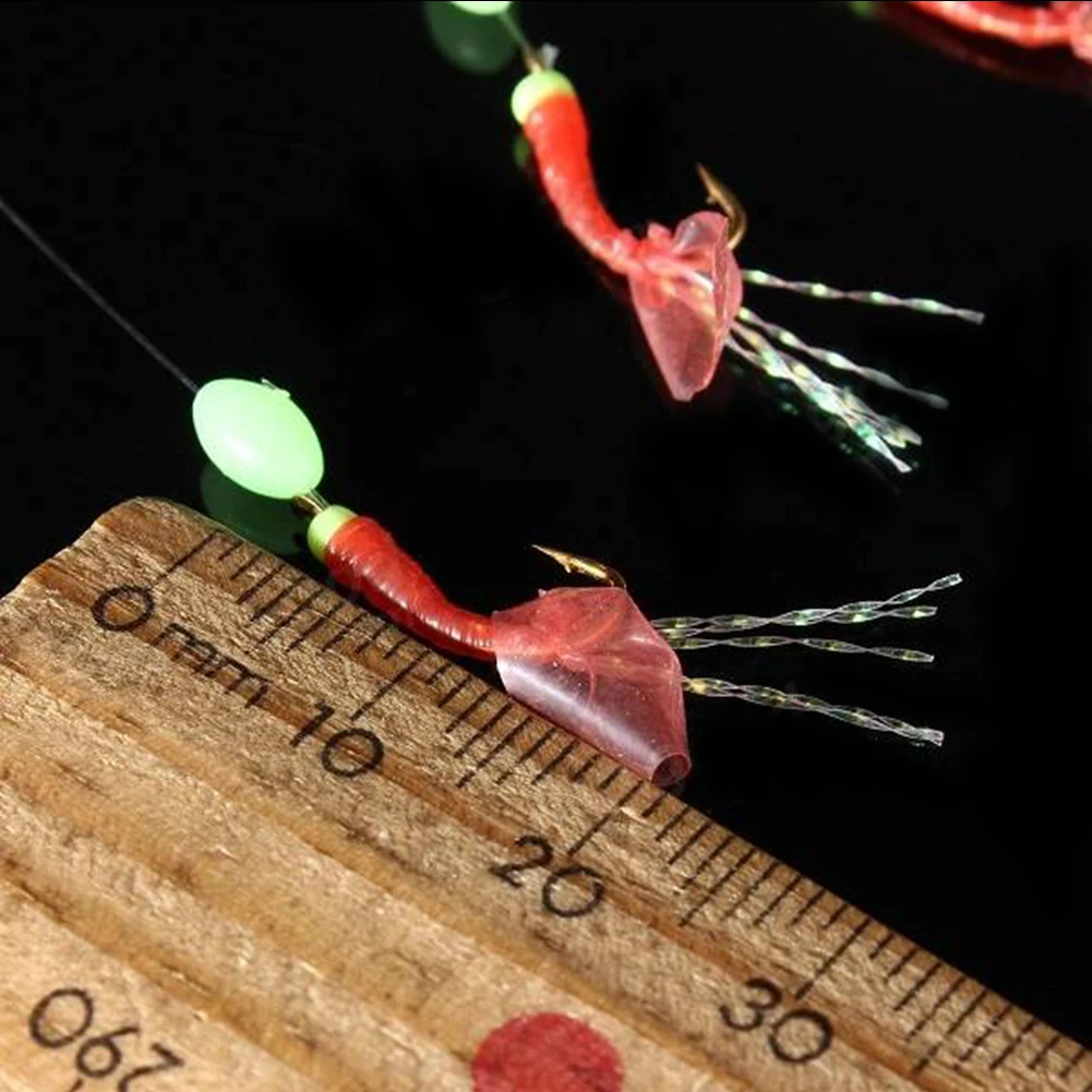 Mackeral перья Hokkai рыболовные приманки для моря Крючки-креветки мишура проволока приманка светящаяся креветка светящаяся веревка крючок#926