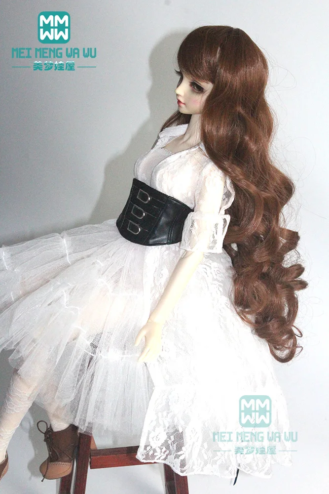 Коричневый Кучерявый волосы для куклы 1/3 1/4 1/6 BJD/SD Аксессуары куклы