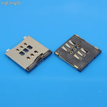 

JCD 1pcs/lot New SIM Card Socket Holder Tray Connector Repair Replacement for Iphone 6 PLUS 6G 4.7 5.5 High quality