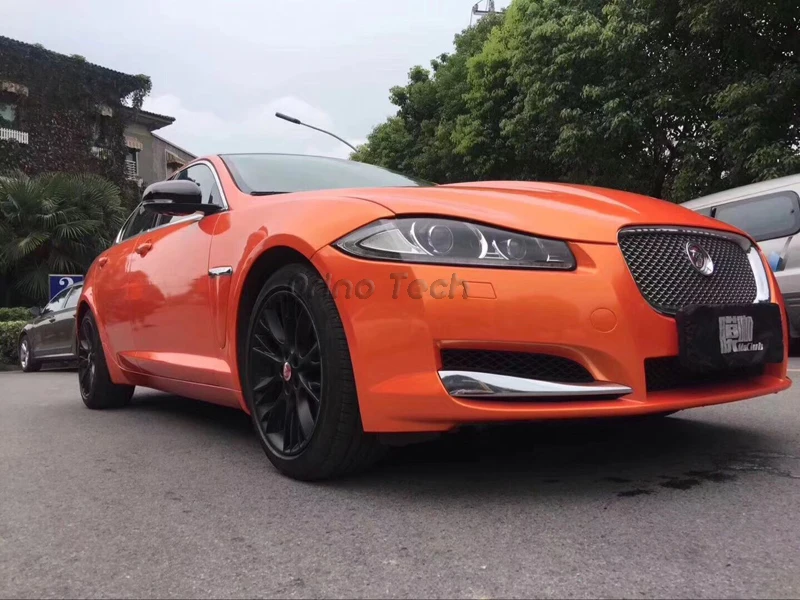 Glossy Magic Orange Vinyl Film-3