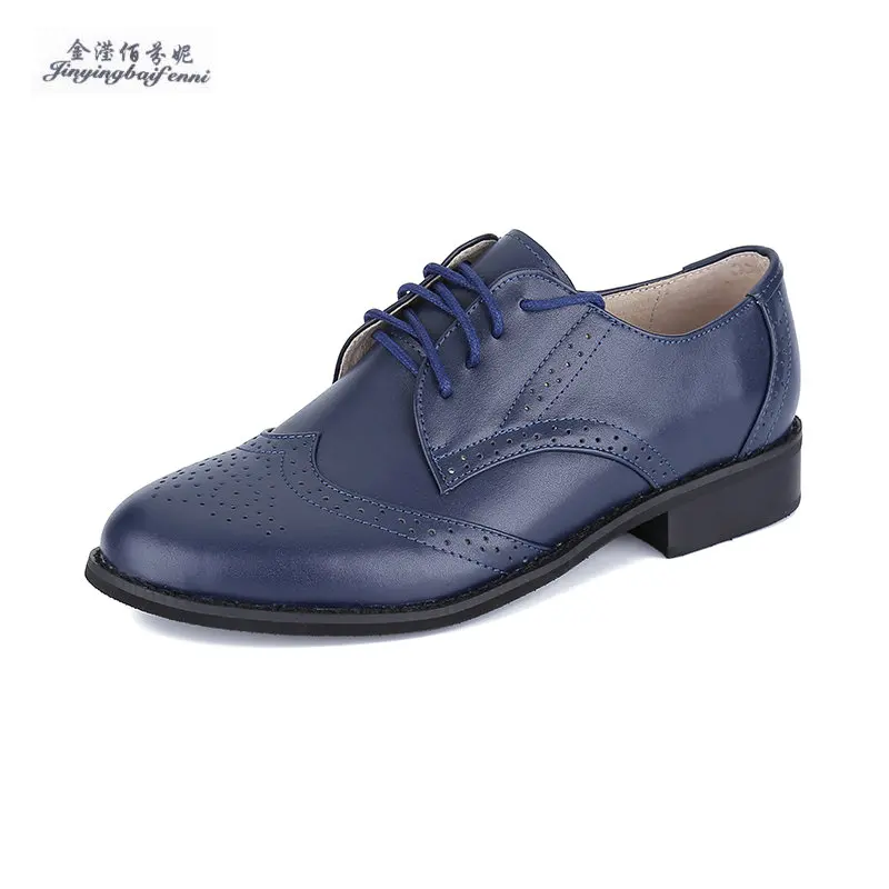 Casual Novo Derby Black Esculpida Dos Bullock Genuíno Brogue Do Up apricot Da Vintage Flats Couro Homens Homem Sapatos Lace Forma Oxford blue Sapato Novos 2018 White YqraYnf1