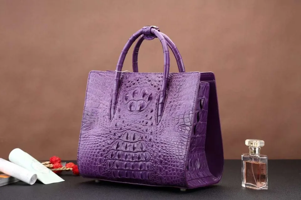 lilac tote bag