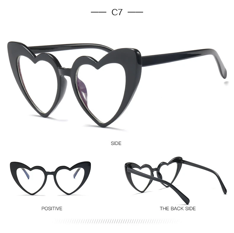 YOOSKE, женские солнцезащитные очки в форме сердца, кошачий глаз, Винтажные Солнцезащитные очки, рождественский подарок, в форме сердца, вечерние очки для женщин, для вождения, UV400