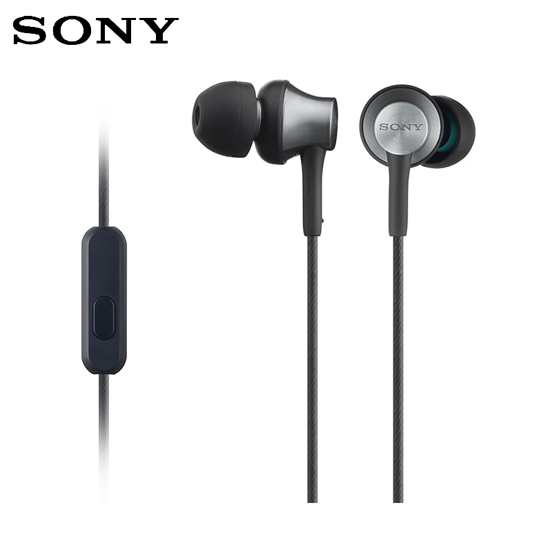 Sony MDR-EX650AP наушники в ухо типа бас шумоподавление умственная музыка удовольствие - Цвет: Серый