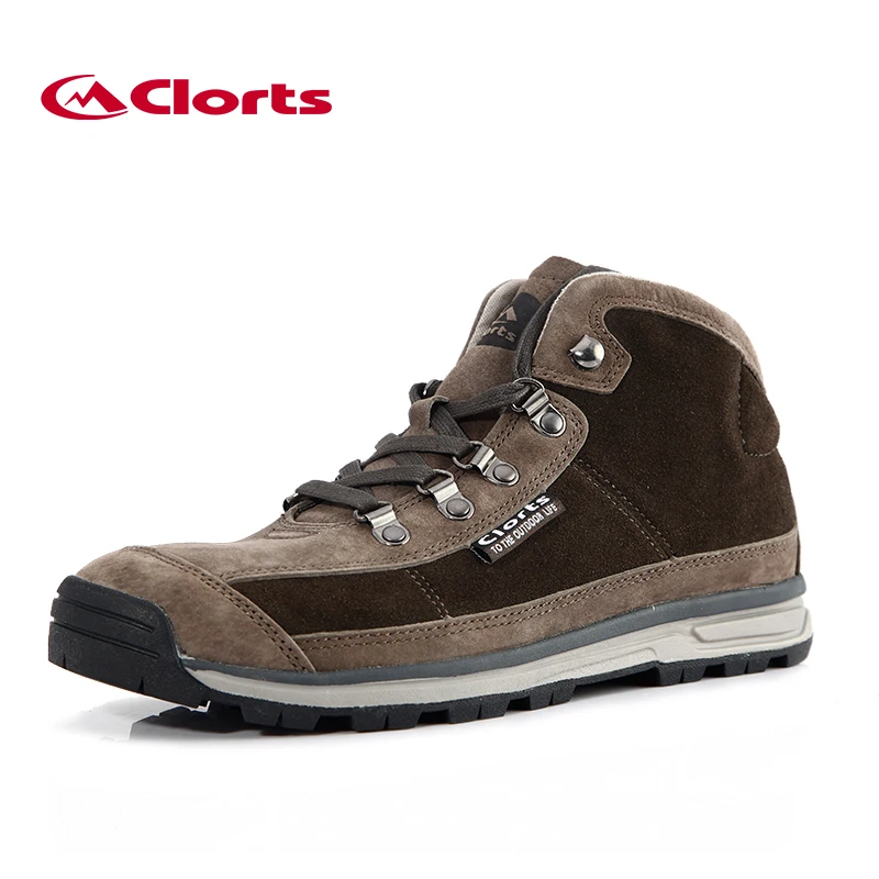 

CLORTS Man Winter Red Hiking Shoes Outdoor Hiking Shoes Waterproof Outdoor Walking Shoes Male Leather Mountain Shoes 3G025
