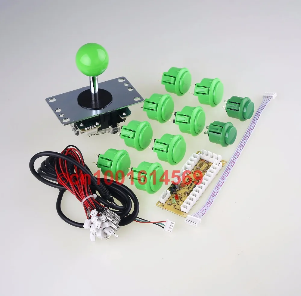 

Genuine Sanwa Buttons + Arcade Start Buttons + USB Circuit Board + Sanwa Joystick To PC Game Controller USB Universal Project