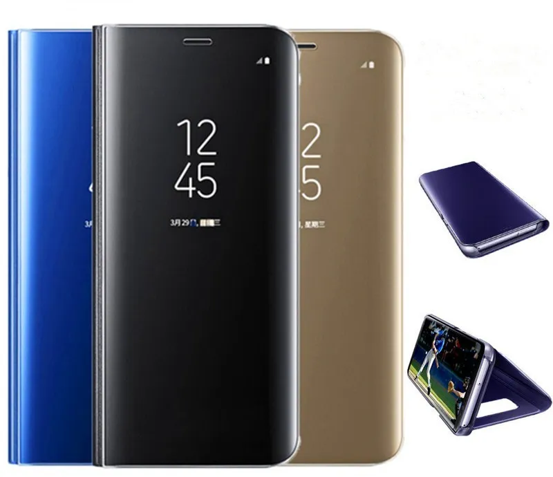 Huawei p10 P20 Lite plus чехол p20pro задняя крышка прозрачный зеркальный флип защитный