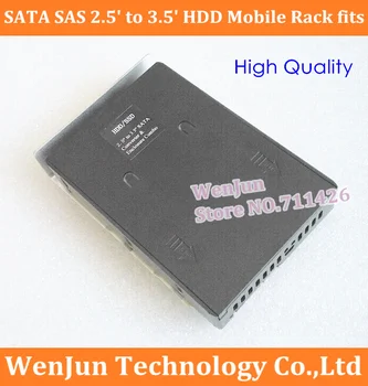 

DHL Free Shipping High Quality NEW SATA SAS 2.5' to 3.5' HDD Mobile Rack fits fits 3.5" HDD Convertor for SATA & SAS HDD