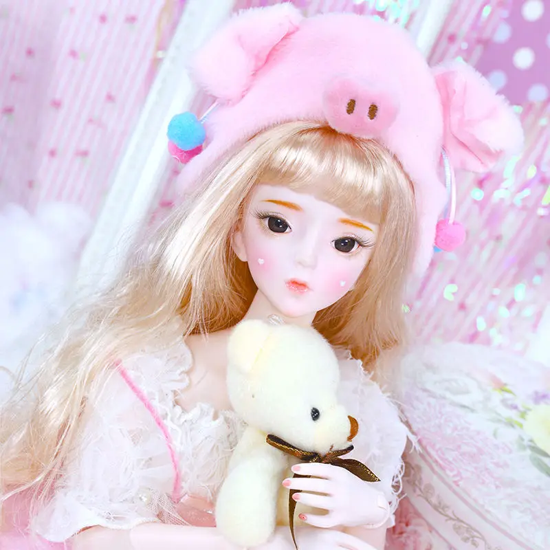 Dream Fairy 1/3 BJD кукла, шарнирное тело 62 см, модная Кукла принцессы с костюмом, обувью и подарочной коробкой, комбинированный набор, игрушка в подарок, SD кукла - Цвет: P