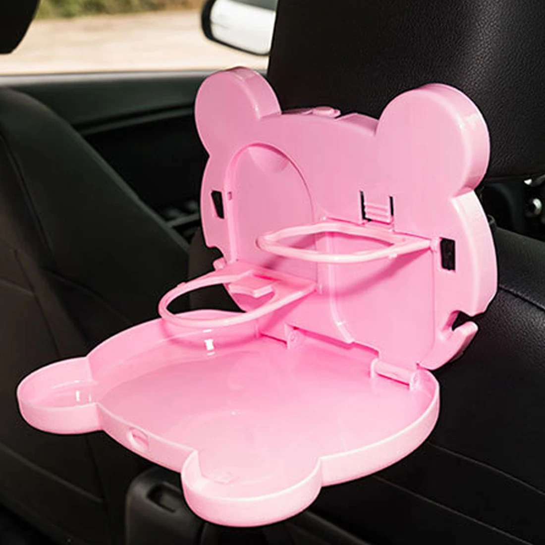 Child Car Seat Table Car Seat Tray Storage Kids Toy Food Water Holder Children Portable Table For Car Baby Food Desk