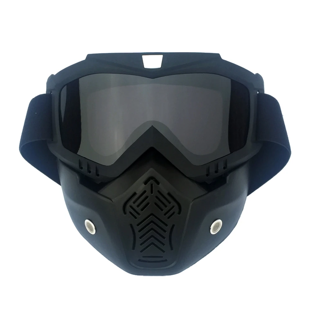 1 шт. защитные анти-УФ ветрозащитные мотоциклетные зимние спортивные очки Лыжные Сноуборд снегоход маска солнцезащитные очки - Цвет: Серый