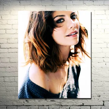 

Lauren Cohan Poster Actress TV Series Walking Dead Silk Canvas Posters 24x30 inch Picture For Room Decor (more)-7