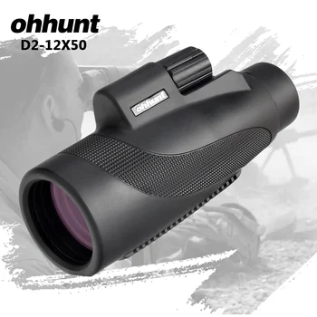 

ohhunt Monocular 12X50 BAK4 Prism Waterproof Mini Telescope Professional Spotting Scope Big Eyepiece Outdoor Camping Hiking