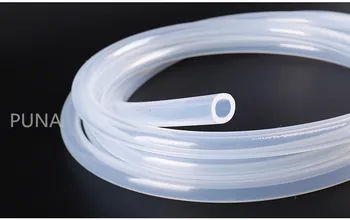 

100meters /silicone hose 1mm ID*4mm OD food grade silicone tube transparent tinnocuity thermostability tube hose