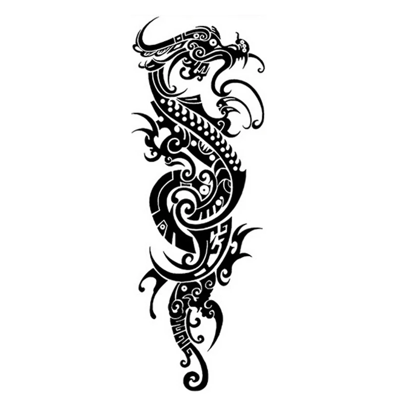 2016 Summer Hot Chinese Black Dragon Tattoo Designs Powerful Temporary Tattoo Stickers Waterproof Coverage Arm Tattoosblack Dragon Tattoo Designsdragon Tattoo Designsblack Dragon Tattoos - Aliexpress